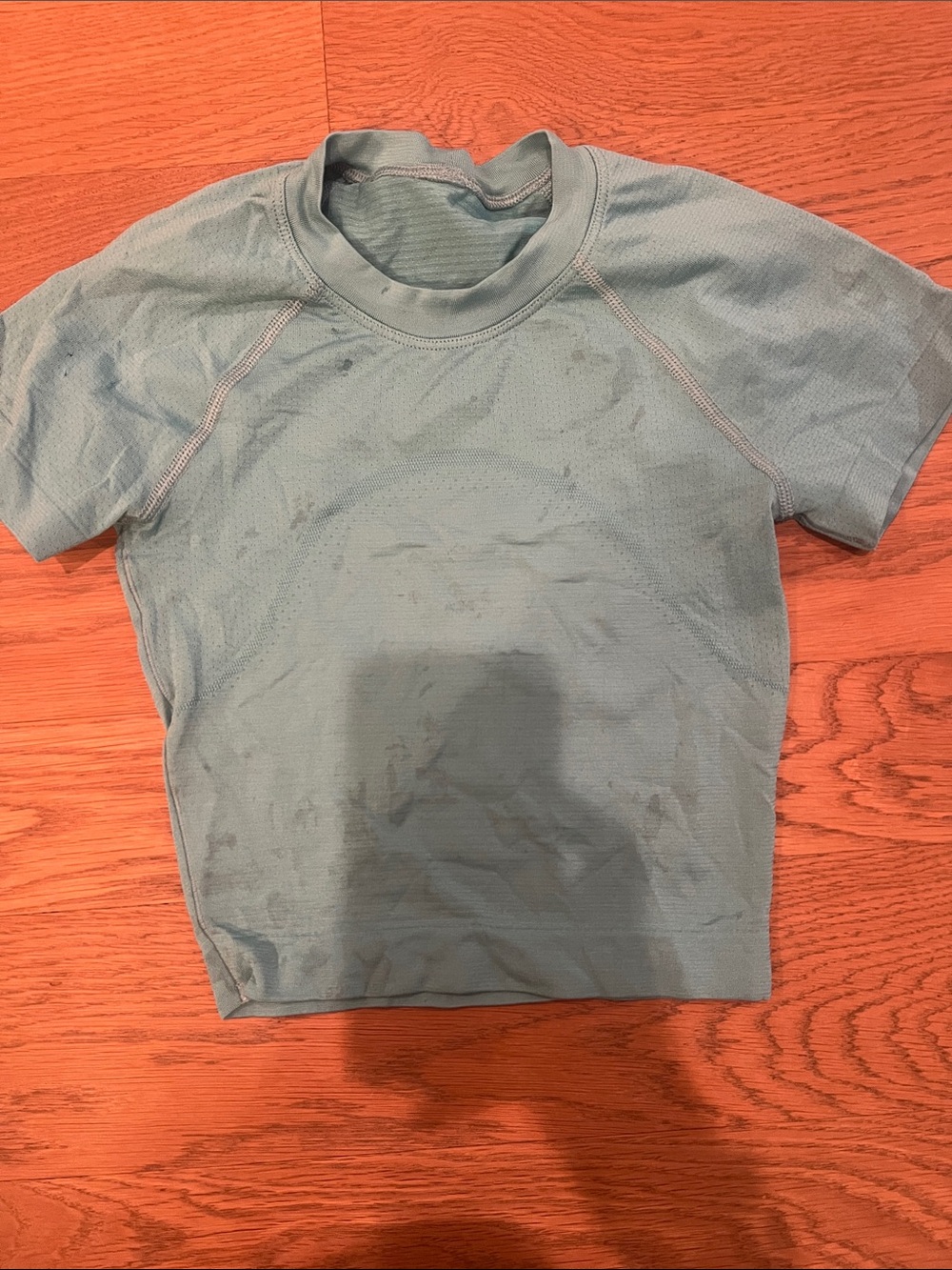 lululemon athletica Light Blue Short-Sleeve Performance Tee